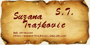 Suzana Trajković vizit kartica